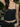 BLACK LACE-TRIMMED CAMISOLE SLIM FIT SLEEVELESS ROUND NECK DESIGN