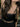 BLACK LACE-TRIMMED CAMISOLE SLIM FIT SLEEVELESS ROUND NECK DESIGN