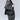 BLACK LEATHER HANDBAG Y2K SPICY EDGE PAINT