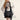 BLACK LEATHER HANDBAG Y2K SPICY EDGE PAINT