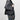BLACK LEATHER HANDBAG Y2K SPICY EDGE PAINT