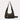BLACK LEATHER HANDBAG Y2K SPICY EDGE PAINT
