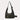 BLACK LEATHER HANDBAG Y2K SPICY EDGE PAINT