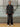 BLACK LIGHTNING BOLT LONG PANTS MID WAIST STRAIGHT LEG DESIGN