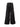 BLACK LIGHTNING BOLT LONG PANTS MID WAIST STRAIGHT LEG DESIGN