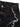 BLACK LIGHTNING BOLT LONG PANTS MID WAIST STRAIGHT LEG DESIGN