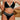BLACK LINGERIE SET FABRIC BLEND