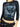 BLACK LONG SLEEVE SHIRT WITH BOLD PIXEL FACE GRAPHIC PRINT