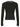 BLACK LONG SLEEVE TOP WITH CONTRAST LACE TRIM