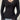 BLACK LONG SLEEVE TOP WITH CONTRAST LACE TRIM