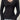 BLACK LONG SLEEVE TOP WITH LACE TRIM - CLASSIC BLACK LONG DESIGN