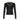 BLACK LONG SLEEVE TOP WITH LACE TRIM - CLASSIC BLACK LONG DESIGN - Black / S - Sweetheart Supplies