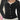 BLACK LONG-SLEEVED BUTTON-UP TOP WITH LACE TRIM CASUAL REGULAR FIT