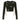 BLACK LONG-SLEEVED CROP TOP WITH WHITE BOWS AND SIDE LACING