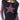 BLACK LONG-SLEEVED SHIRT WITH PINK STRIPED STAR Y2K STRIPED FIT
