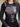 BLACK LONG-SLEEVED SHIRT WITH WINGED CROSS GRAPHIC - BLACK GOTHIC LONG SLEEVE