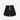 BLACK MESH ATHLETIC SHORTS WITH WHITE TRIM FIT