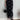 BLACK MIDI SKIRT WITH BOW PRINT - SLIM FIT DESIGN