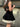 BLACK MINI DRESS LAYERED HEM Y2K