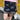 BLACK MINI SKIRT WITH WHITE BOW PATTERN Y2K STYLE