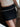 BLACK MINI SKIRT WITH WHITE TIE BOW SPLICE LOW WAIST DESIGN