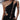 BLACK ONE-SHOULDER TOP WITH BUCKLE DETAIL FOR WOMEN'S FASHION