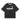 BLACK OVERSIZED TEE WITH STRIPES AND LETTERING - UNISEX OVERSIZED TEE