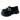 BLACK PATENT LEATHER PLATFORM SHOES FOR WOMEN