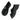 BLACK PATENT LEATHER PLATFORM SHOES FOR WOMEN