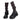 BLACK PATENT LEATHER SHOES WITH RIBBED LEG WARMERS SET