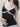 BLACK PINSTRIPE CAMISOLE WITH LACE TRIM SLIM FIT SLEEVELESS CASUAL VINTAGE