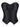 BLACK PINSTRIPE CORSET TOP ELEGANT BLACK CORSET