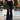 BLACK PINSTRIPE FLARE JEANS WOMEN'S DENIM