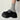 BLACK PLATFORM MULES BAD MANNERS PLATFORM CLOGS