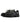 BLACK PLATFORM OXFORD SHOES WITH RUBBER OUTSOLE FOR WET CONDITIONS