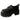 BLACK PLATFORM SHOES DOUBLE BUCKLE STRAPS
