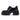 BLACK PLATFORM SHOES WITH GLOSSY FINISH