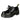BLACK PLATFORM SHOES WITH RIBBON LACES FOR WOMEN
