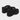 BLACK PLATFORM WEDGE FLIP-FLOP WITH CAOUTCHOUC AVEC TALON