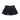 BLACK PLEATED MINI SKIRT SLIM FIT