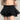 BLACK PLEATED MINI SKIRT SLIM FIT - S - Sweetheart Supplies