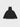 BLACK PUFFER JACKET WITH CAT-EAR HOOD - DEVIL PARKA FASHION FORWARD