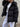 BLACK PUFFER JACKET WITH HOOD - VINTAGE PUFFER FOR COZY COMFORT