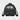 BLACK PUFFER JACKET WITH RAGE GRAPHIC - PUFFER JACKET