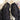 BLACK PUFFER JACKET WITH WHITE SHERPA LINING - VERSATILE LONG SLEEVE JACKET