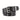 BLACK PUNK BELT WITH EYELET BUCKLE FOR ALTERNATIVE FASHION