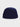 BLACK RIBBED KNIT BEANIE FOR TOUTES LES SAISONS