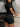 BLACK RIBBED ROMPER Y2K HIGH ELASTICITY