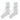 BLACK RIBBON-TIED SOCKS PAIR FOR WOMEN FASHION ACCESSORY