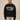 BLACK ROOKIE OF THE YEAR KNIT SWEATSHIRT COTTON OVERSIZED KNIT